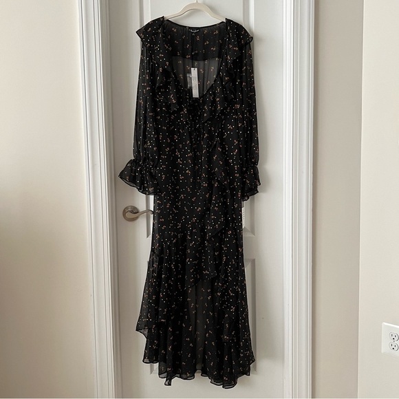 NWT - For Love and Lemons - Juliana Floral-Print Maxi Dress - Picture 6 of 13